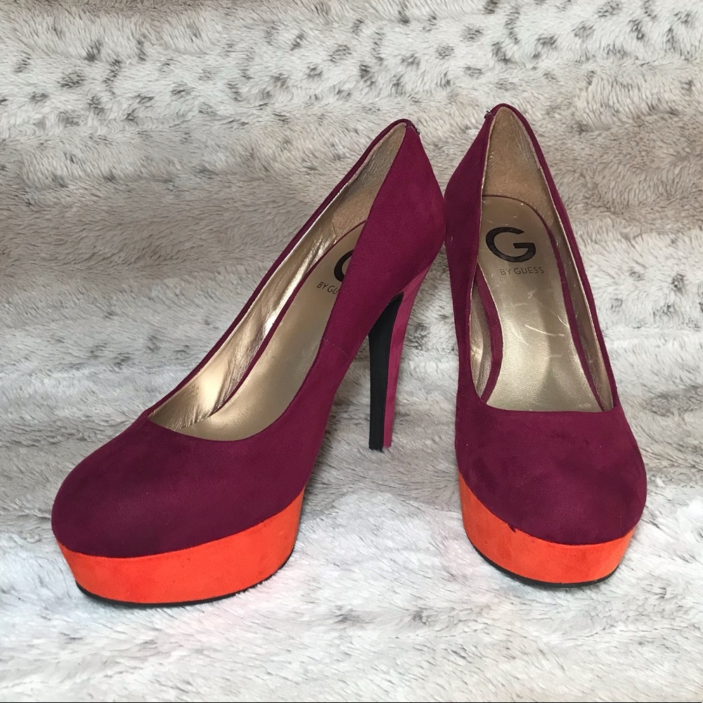 G by Guess Fun Platform Pumps Size 7.5